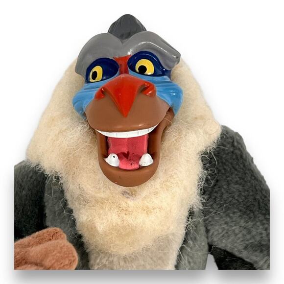 Mattel Disney Rafiki Plush 8 Inch Lion King Vinyl Head Baboon Stuffed Animal - Picture 2 of 7